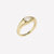 Babette Cigar Band Ring - 18k Gold-Plated Brass