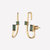 Camille Crystal Ear Jacket Earrings - Gold