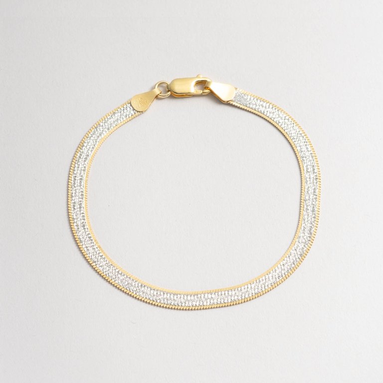 Cassie Gold and Silver Chain Bracelet - Gold & Silver