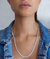 Cassie Italian Silver Herringbone Necklace