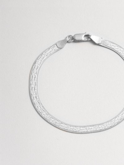 Bonheur Jewelry Cassie Thick Silver Chain Bracelet product