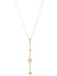 Clarice Gold Bar Pendant Necklace - Gold
