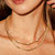 Delphine Layered Snake Chain Necklace