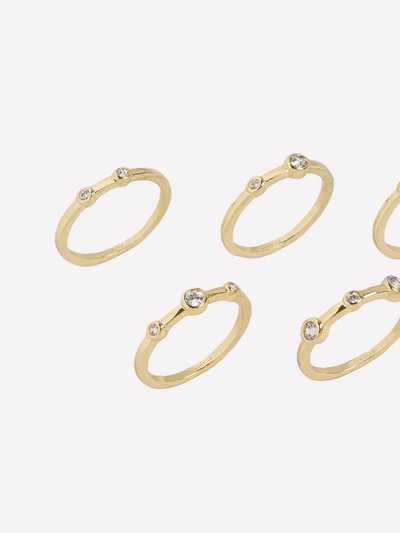Bonheur Jewelry Diana Ring 5 Piece Set product