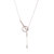 Federica Gold Circle Lariat Necklace - Gold