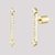 Gabrielle Arrow Stud Earrings - Gold