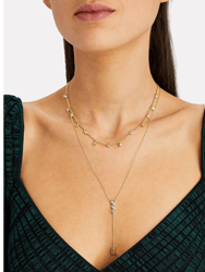 Josephine Layered Lariat Necklace