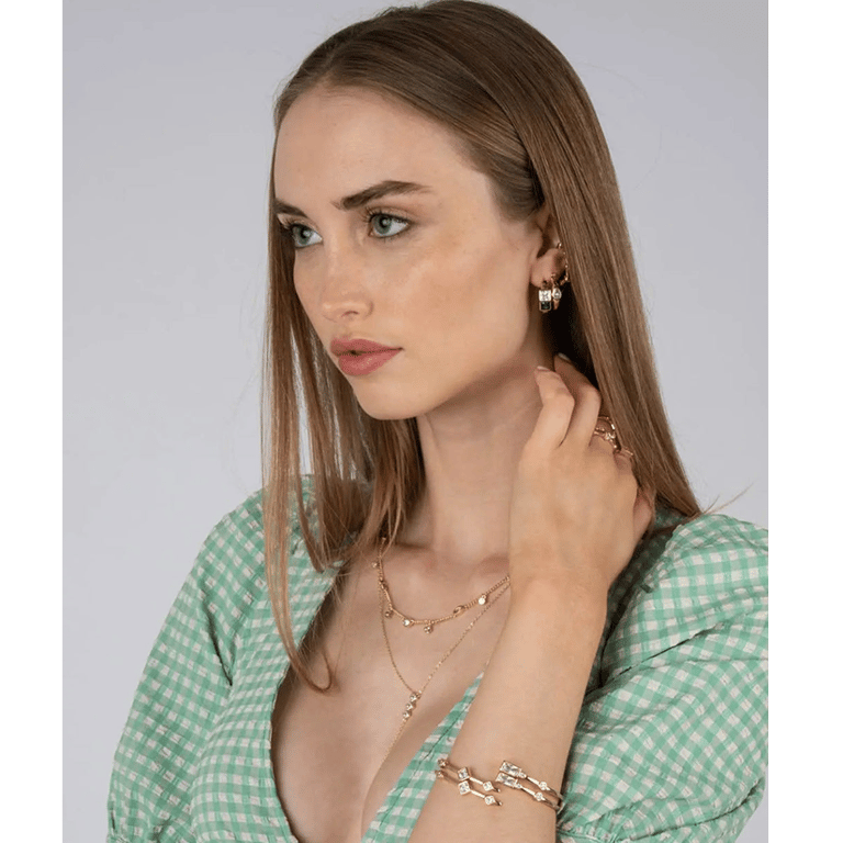 Josephine Layered Lariat Necklace