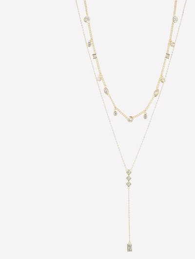 Bonheur Jewelry Josephine Layered Lariat Necklace product