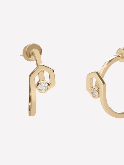 Bonheur Jewelry Julien Mini Hoop Earrings product