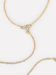 Laurel Gold Adjustable Lariat Necklace
