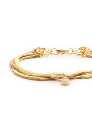 Lucile Gold Pendant Bracelet