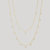 Marguerite Layered Gold Chain Necklace Set