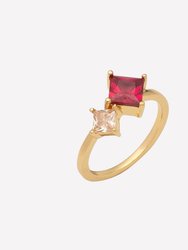 Marion Multi Stone Ring - Gold