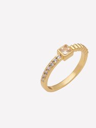 Maud Ridge Ring - Gold