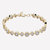 Milou Bezel-Set Tennis Bracelet - Gold Plated
