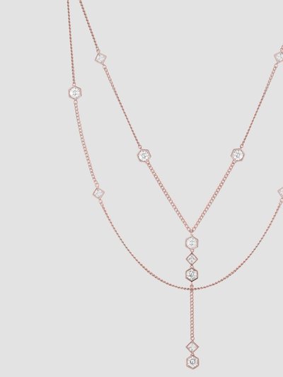 Bonheur Jewelry Morgane Bezel Strand Necklace product