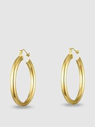 Selena Gold Filled Hoop Earrings - Gold