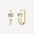 Violetta Small Thick Hoop Earrings - 18k Gold
