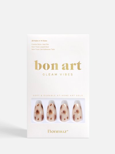 Bonmuz Cheetah Glam | Soft & Durable At-Home Art Gel Nails product