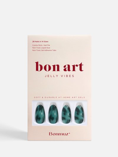 Bonmuz Emerald Amber | Soft & Durable At-Home Art Gel Nails product