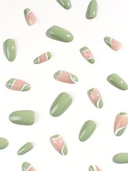 Matcha Delight - Soft & Durable Press-On Nails