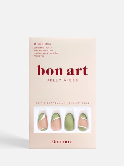 Bonmuz Matcha Delight - Soft & Durable Press-On Nails product