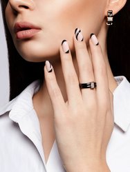 Satin Black - Soft & Durable Press-On Nails