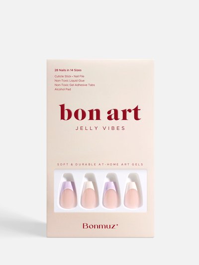 Bonmuz Soft & Durable Press On Nails - Lilac Touch product