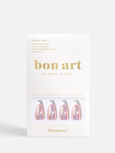 Bonmuz Soft & Durable Press On Nails - Sunlit Sugar Pop product