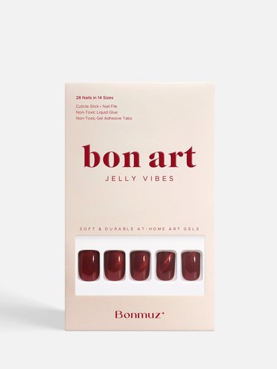 Bonmuz Starlite Red | Soft & Durable At-Home Art Gel Nails product