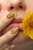 Sunflower Watercolor | Soft & Durable At-Home Art Gel Nails
