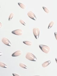Tipped in Reflection | Soft & Durable Press-On Nails
