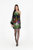 Vida Crepe One Shoulder Mini Dress - Safari Black