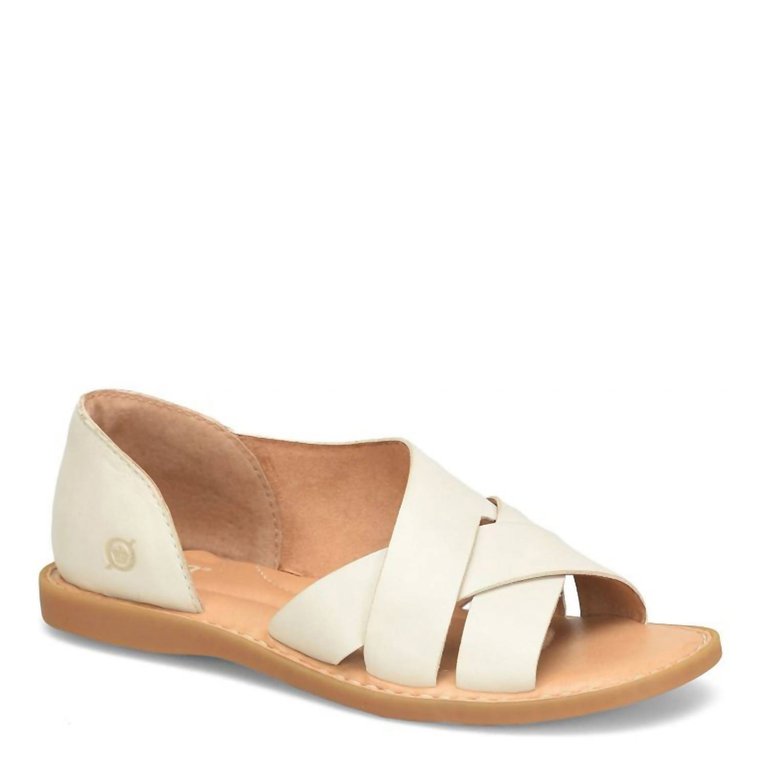 Women's Ithica Sandal In Cream - Cream