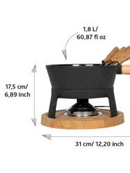 Fondue Set Pro L – 60.9 fl oz (1.8 L)