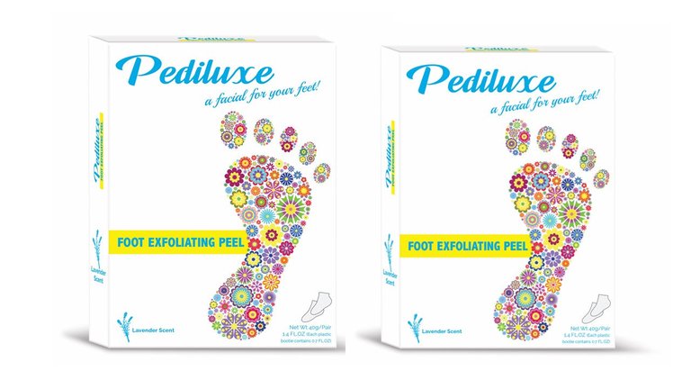 Pediluxe Exfoliating Foot Peel Duo Pack