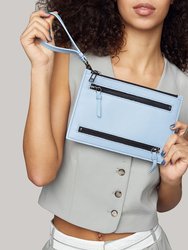 Chelsea Medium Clutch - Azzurro