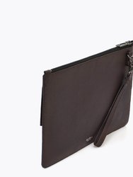 Cobble Hill Large Clutch - Chocolate