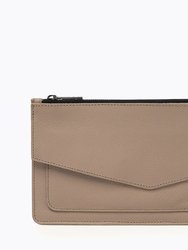 Cobble Hill Large Clutch - Greige