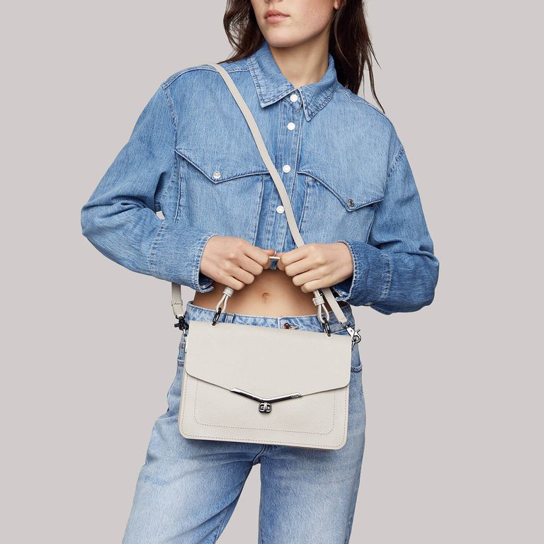 Valentina Flap Satchel - Dove