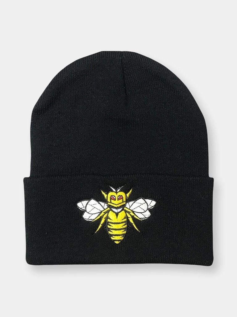 Killa B Beanie - Blk-Yellow