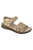 Boulevard Womens/Ladies Leather Sandals - Beige