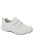 Boulevard Womens/Ladies Leather Wide Casual Shoes - White