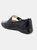 Womens/Ladies Extra Wide EEE Fitting Mary Jane Shoes (Black)