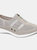 Womens/Ladies Suede/Textile Shoes (Gray) - Gray