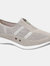 Womens/Ladies Suede/Textile Shoes (Gray) - Gray