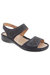 Womens/Ladies Touch Fastening Halter Back Sandals - Navy - Navy