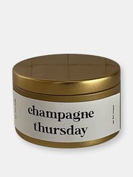 Champagne Thursday Travel Candle | Champagne, Grapefruit, Lemon - Champagne Thursday
