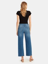 The Mikey High Rise Straight Leg Ankle Jeans